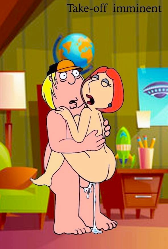 ass balls chris_griffin closed_eyes cum cum_inside family_guy hat incest lois_griffin mother_&amp;_son nude orgasm_face sideboob thighs vaginal