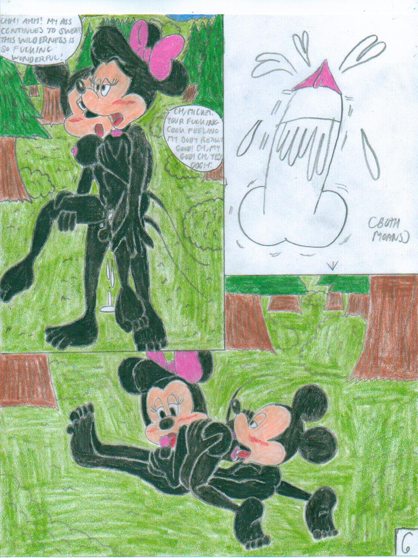 1boy 1girl 1girl comic cum disney disney_channel forest male mickey_mouse mickey_mouse_shorts minnie_mouse mouse nude nude penis_in_pussy shrekrulez