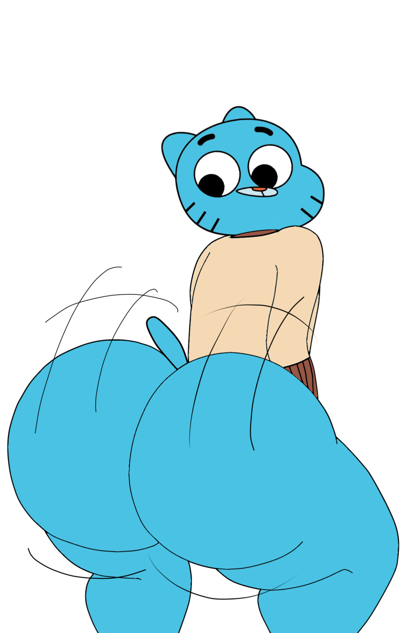 1boy 2024 anthro ass ass_focus asscheeks big_ass big_ass_(male) big_ass_cheeks bisexual bisexual_male bottomless bubble_ass bubble_butt buttcheeks caked_up cartoon_network cat child_bearing_hips dat_ass dat_butt edit eyebrows fat_ass fat_ass_femboy felid feline felis femboy fur furry gumball_watterson half-clothed jiggling_ass large_ass male male_ass male_focus motion_lines motion_outline nude obsuniq plump_ass plump_butt round_ass smile tail the_amazing_world_of_gumball thick thick_ass thick_hips thick_thighs twerk twerking twerking_position wide_ass wide_hips