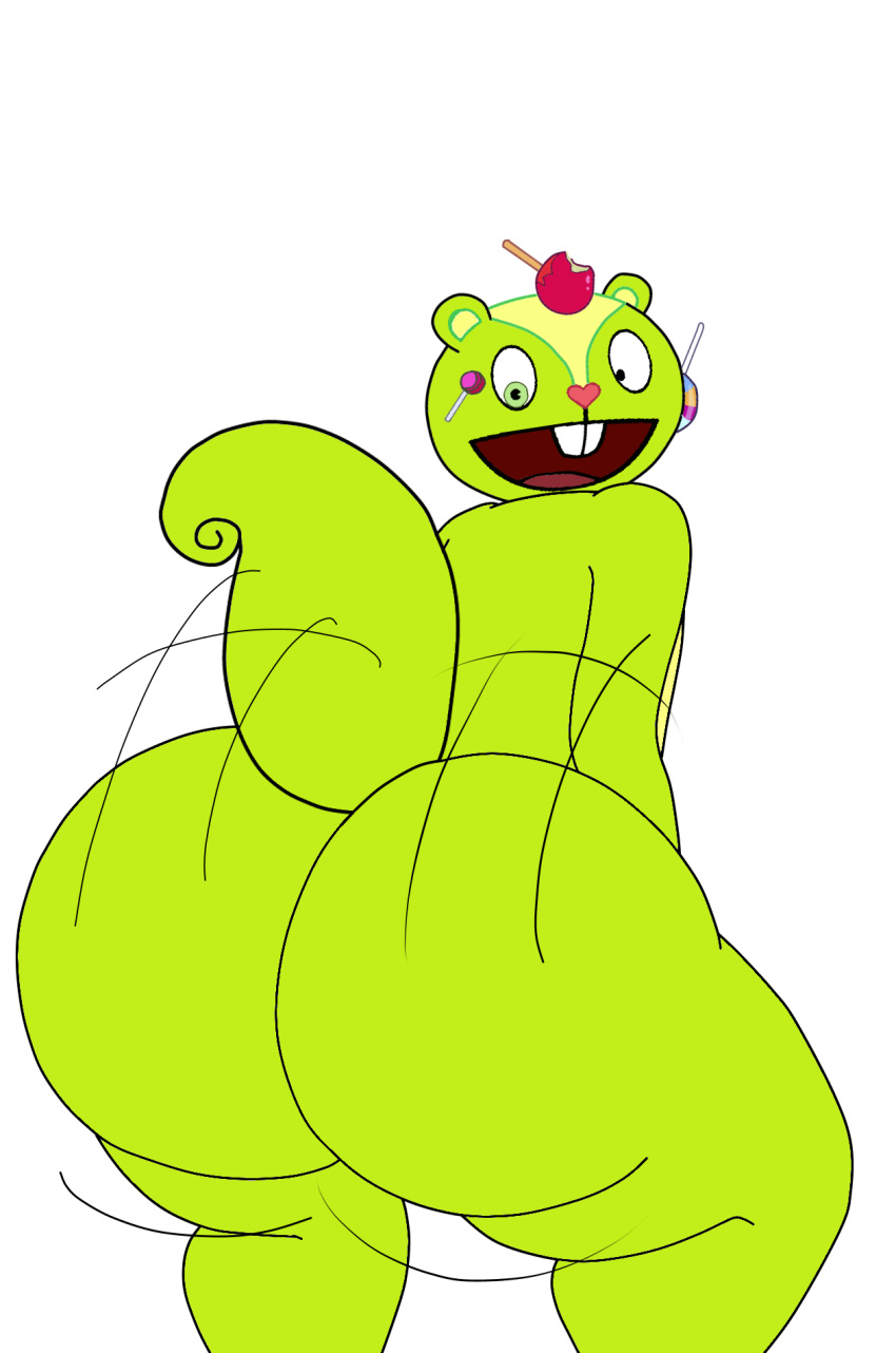 1boy 2024 anthro ass ass_focus asscheeks big_ass big_ass_(male) big_ass_cheeks bubble_ass bubble_butt buttcheeks caked_up candy candy_on_face child_bearing_hips dat_ass dat_butt eyebrows fat_ass fat_ass_femboy femboy fur furry green_fur happy_tree_friends headwear jiggling_ass large_ass lazy_eye male male_ass male_focus motion_lines motion_outline nude nutty nutty_(htf) obsuniq plump_ass plump_butt rodent round_ass sciurid smile squirrel squirrel_ears squirrel_tail tail thick thick_ass thick_hips thick_tail thick_thighs twerk twerking twerking_position wide_ass wide_hips